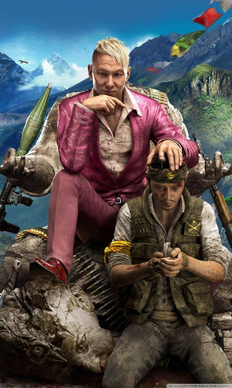 Nyd spændingen fra Far Cry 3 på din iPhone Xs Wallpapers
