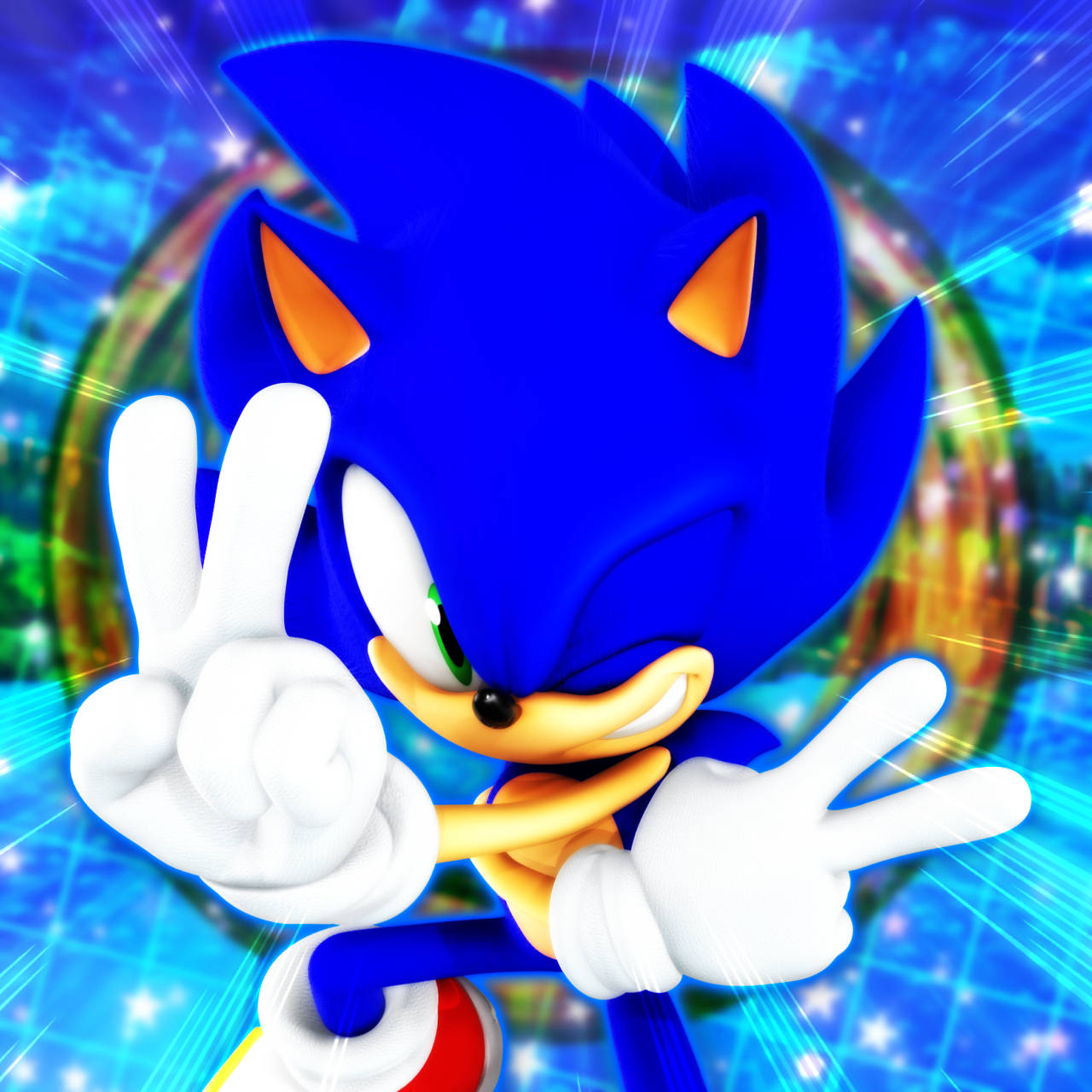 Nyd spændingen med Sonic i Cool Sonic Wallpapers