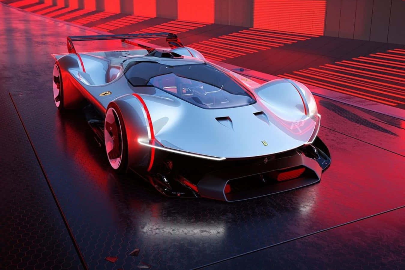 Nyd vinden i en ikonisk Ferrari Wallpapers