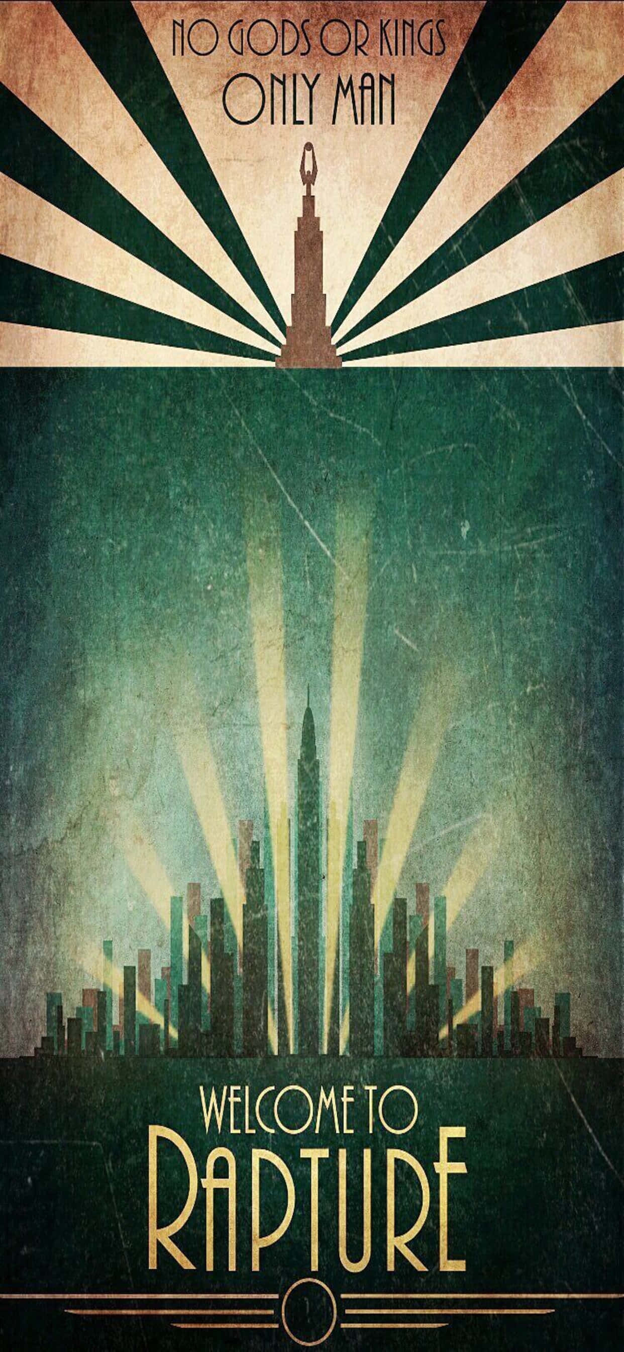 "Nyt teknologisk vidunder med Bioshock Infinite på iPhone Xs Max." Wallpapers