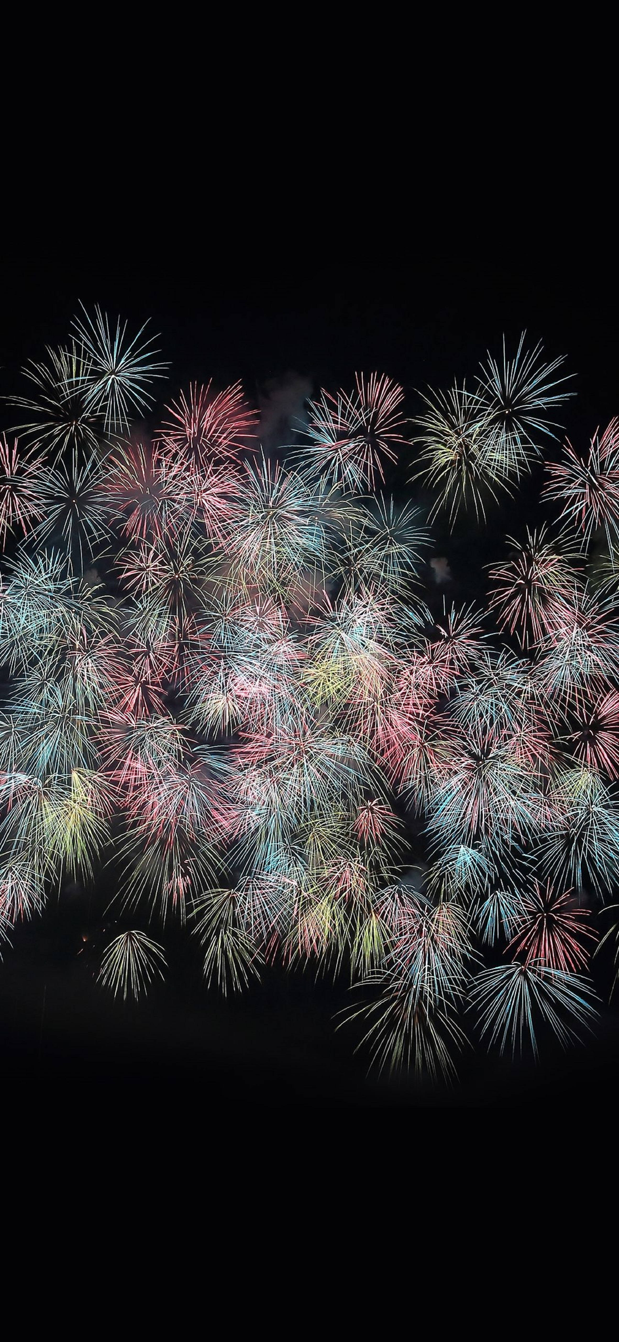 Nytårsfyrværkeri pastel æstetik Wallpapers