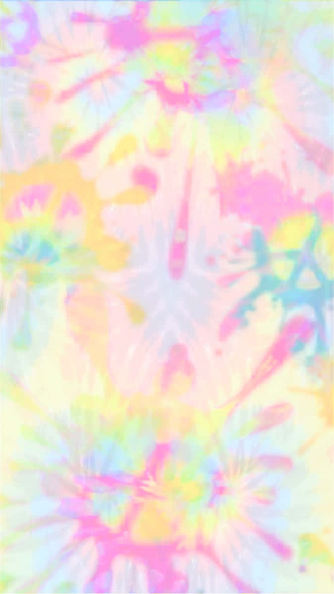 Øjesymboler på pastel tie-dye baggrund Wallpapers
