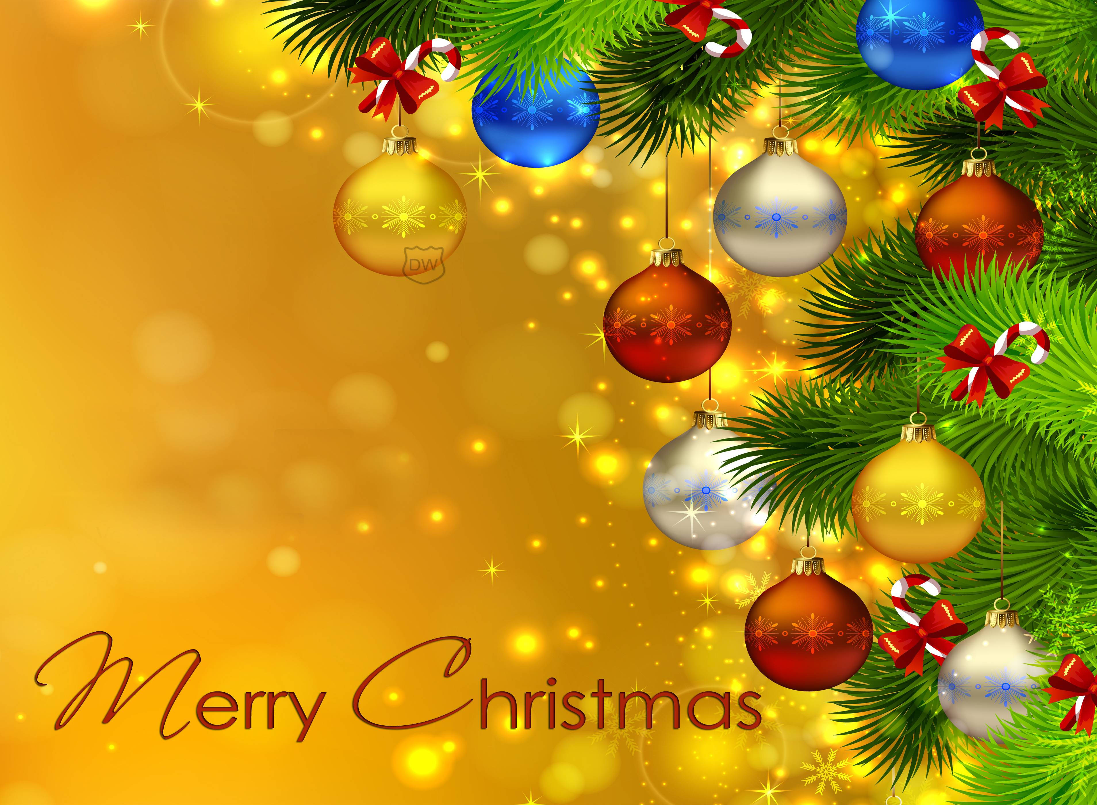Ønsker dig en glædelig og lysende jul! Wallpapers