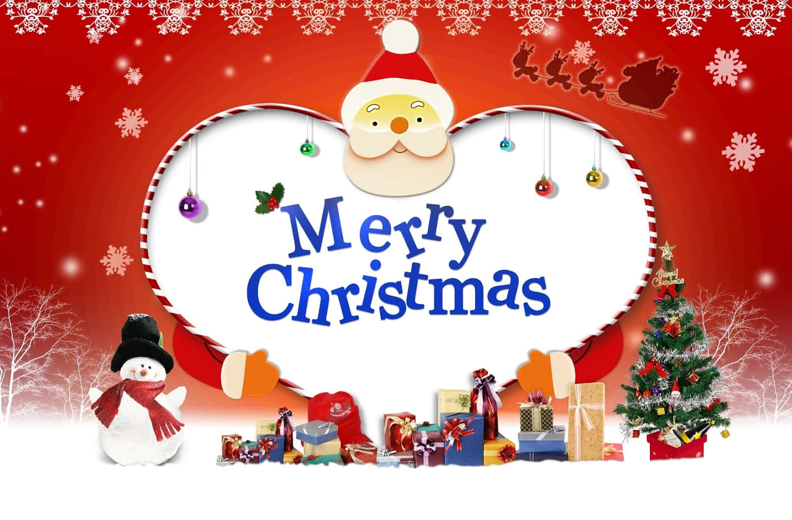 Ønsker jer alle en glædelig og fornøjelig jul! Wallpapers