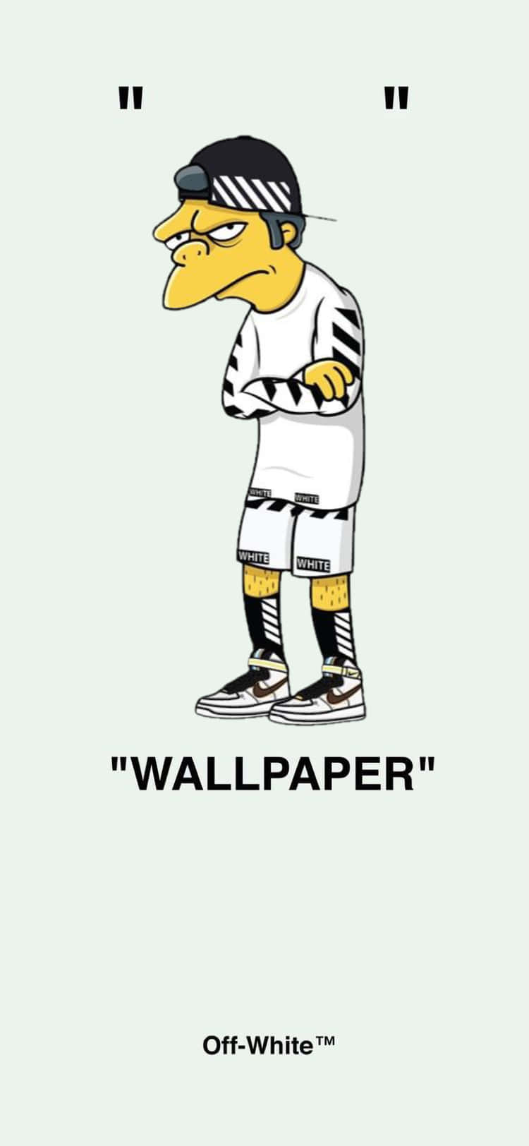 Off White iPhone The Simpsons Wallpapers
