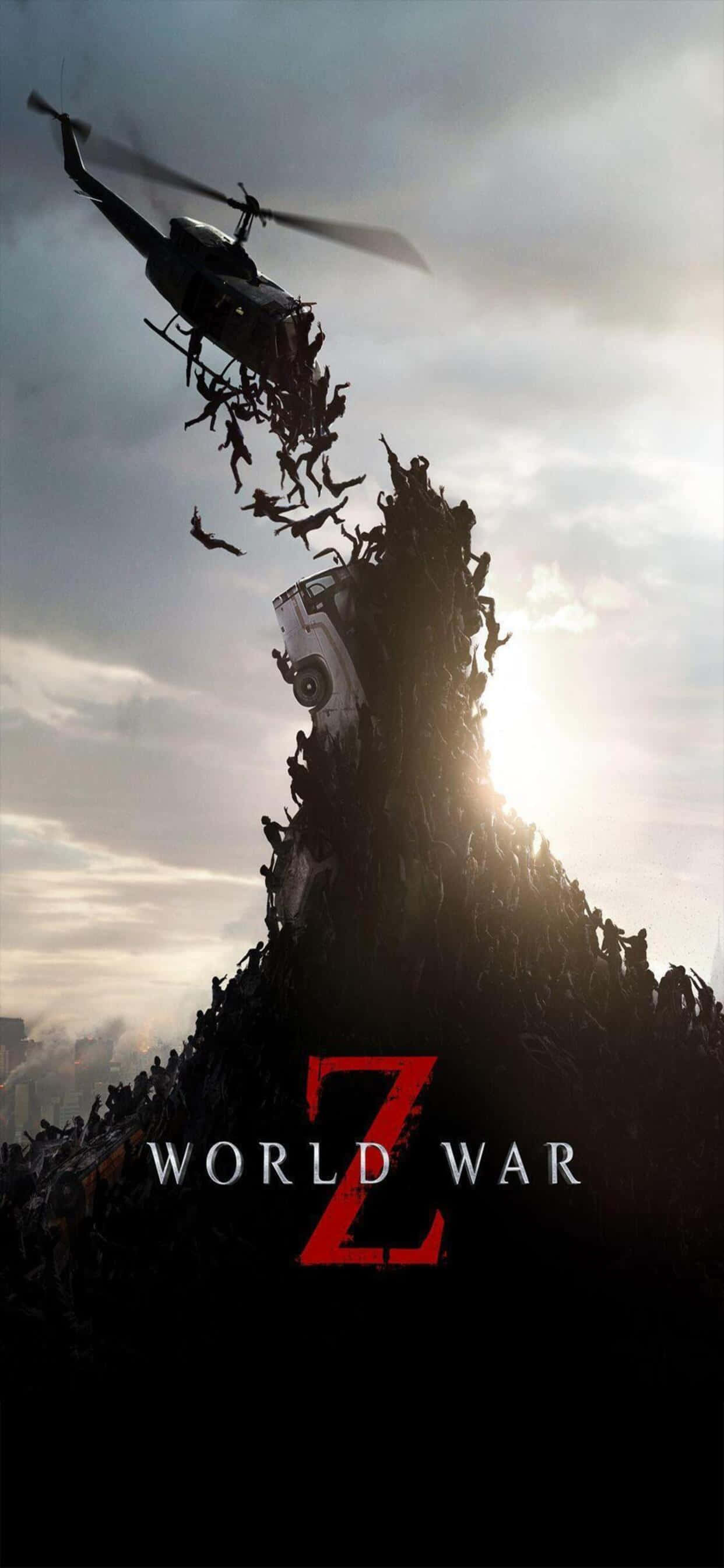 Officiel Filmplakat iPhone XS Max World War Z Baggrund Wallpapers