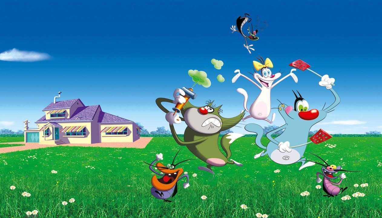 Oggy og Kakerlakkerne Plakat Wallpapers