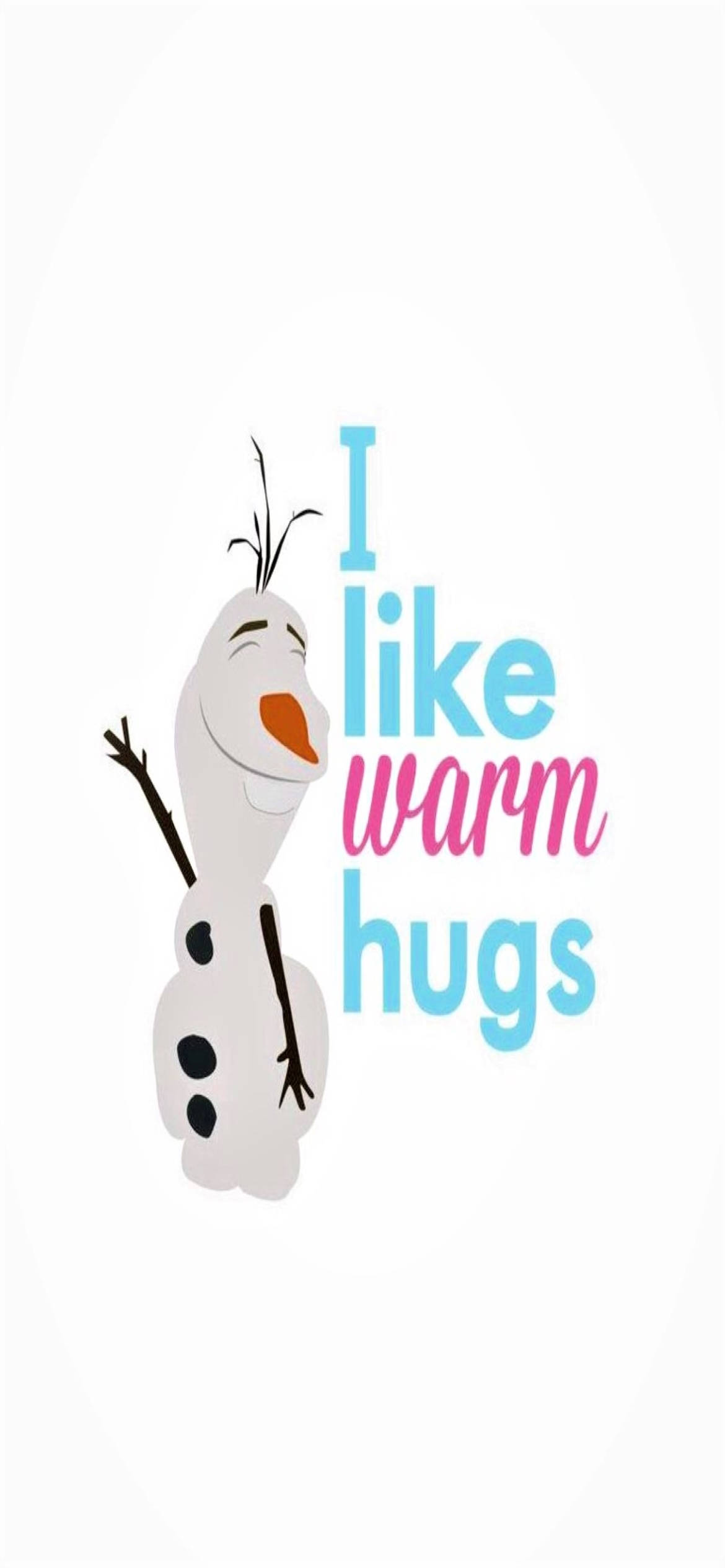 Olaf Som Varme Kram Citat Wallpapers