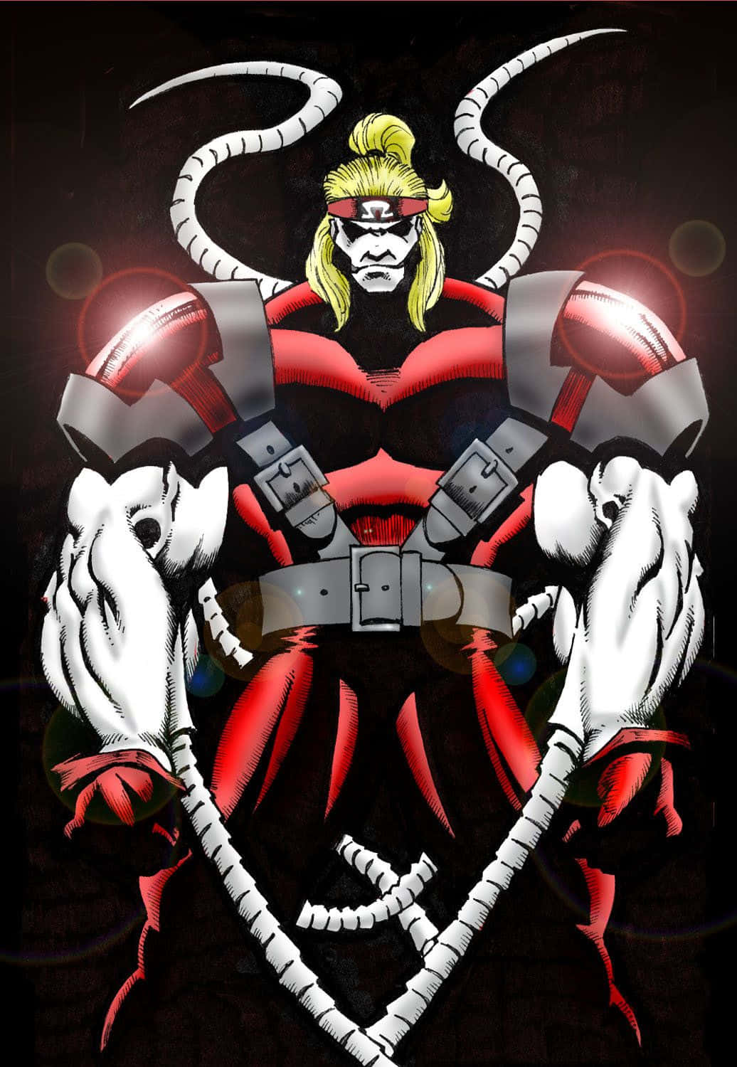 Omega Red - Den dødbringende superskurk fra Marvel Comics Wallpapers