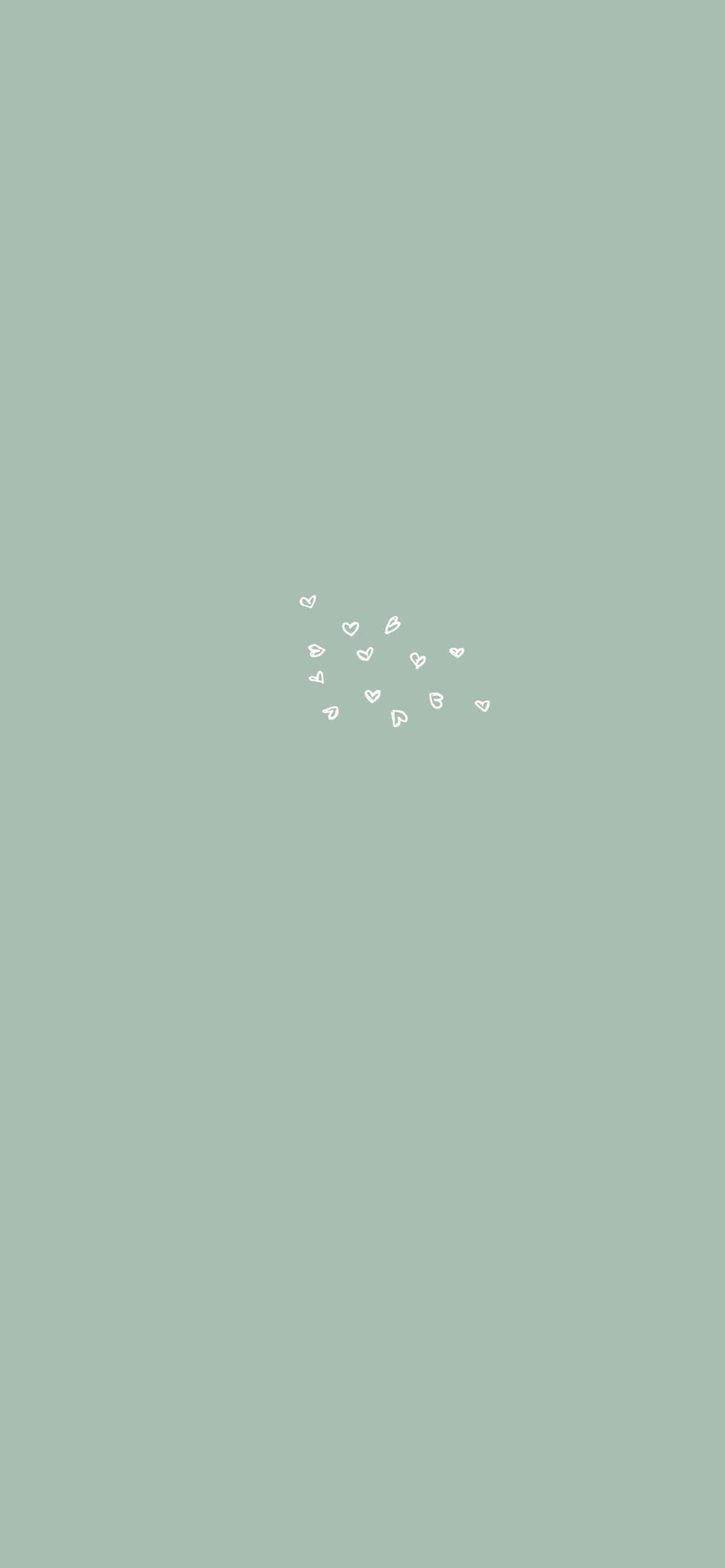 Omfavn freden i de naturlige grønne nuancer i denne salviegrønne æstetiske baggrund Wallpapers