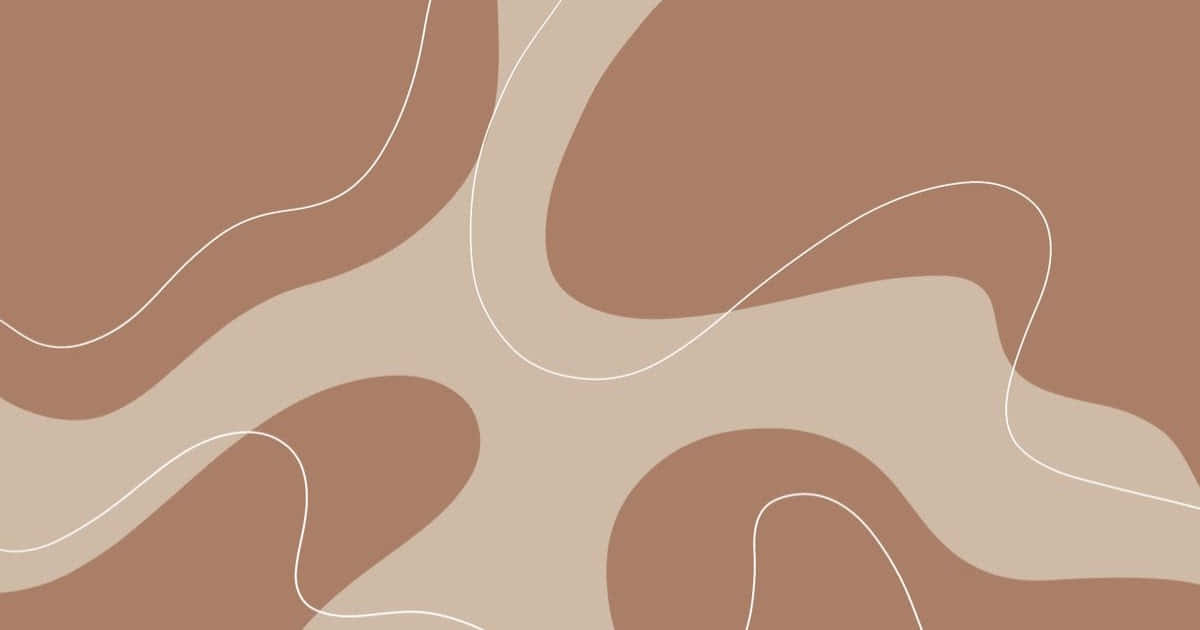 Omfavn jordnære toner med æstetisk brun Wallpapers