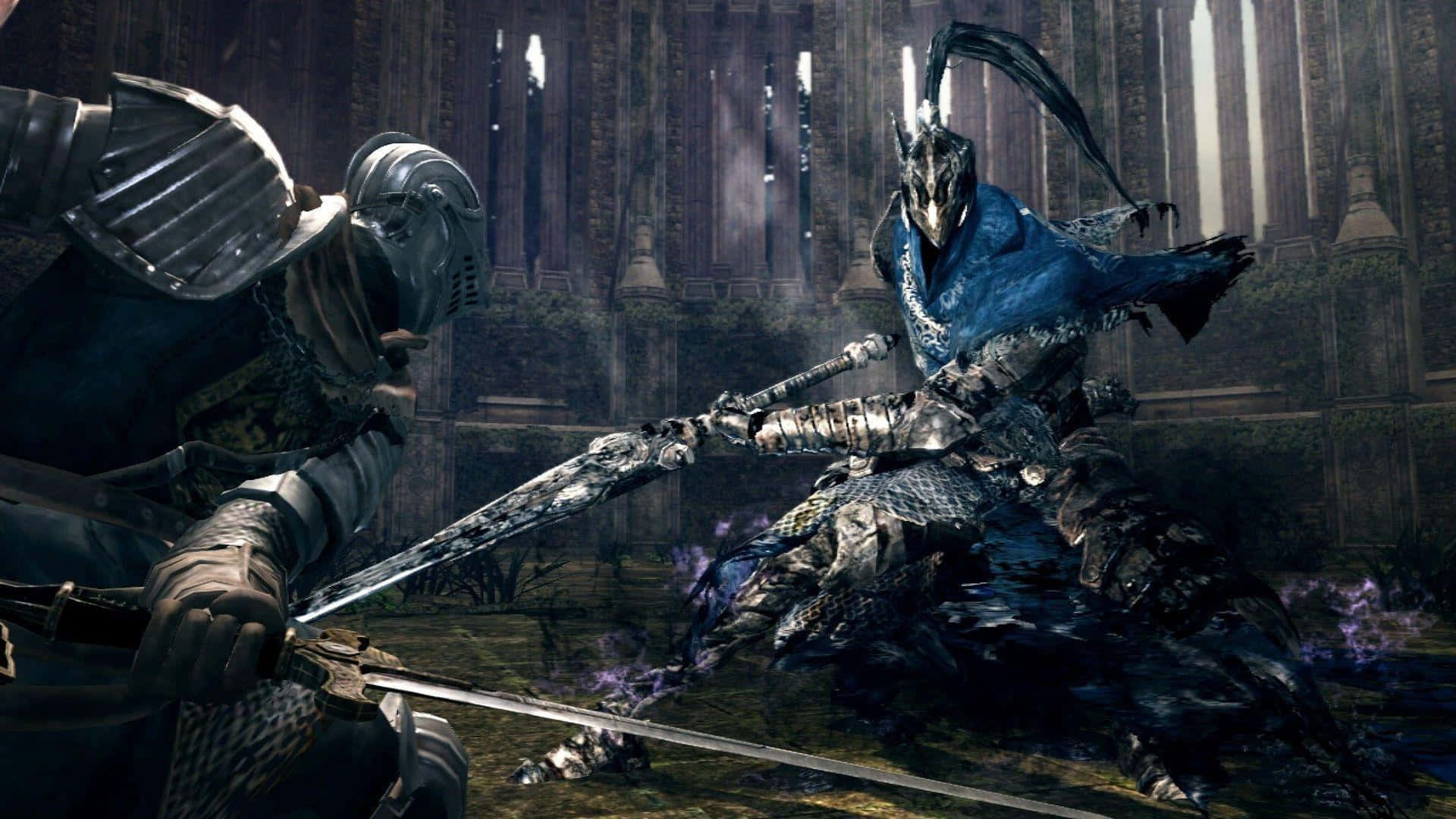 Omfavn udfordringen i Dark Souls Wallpapers