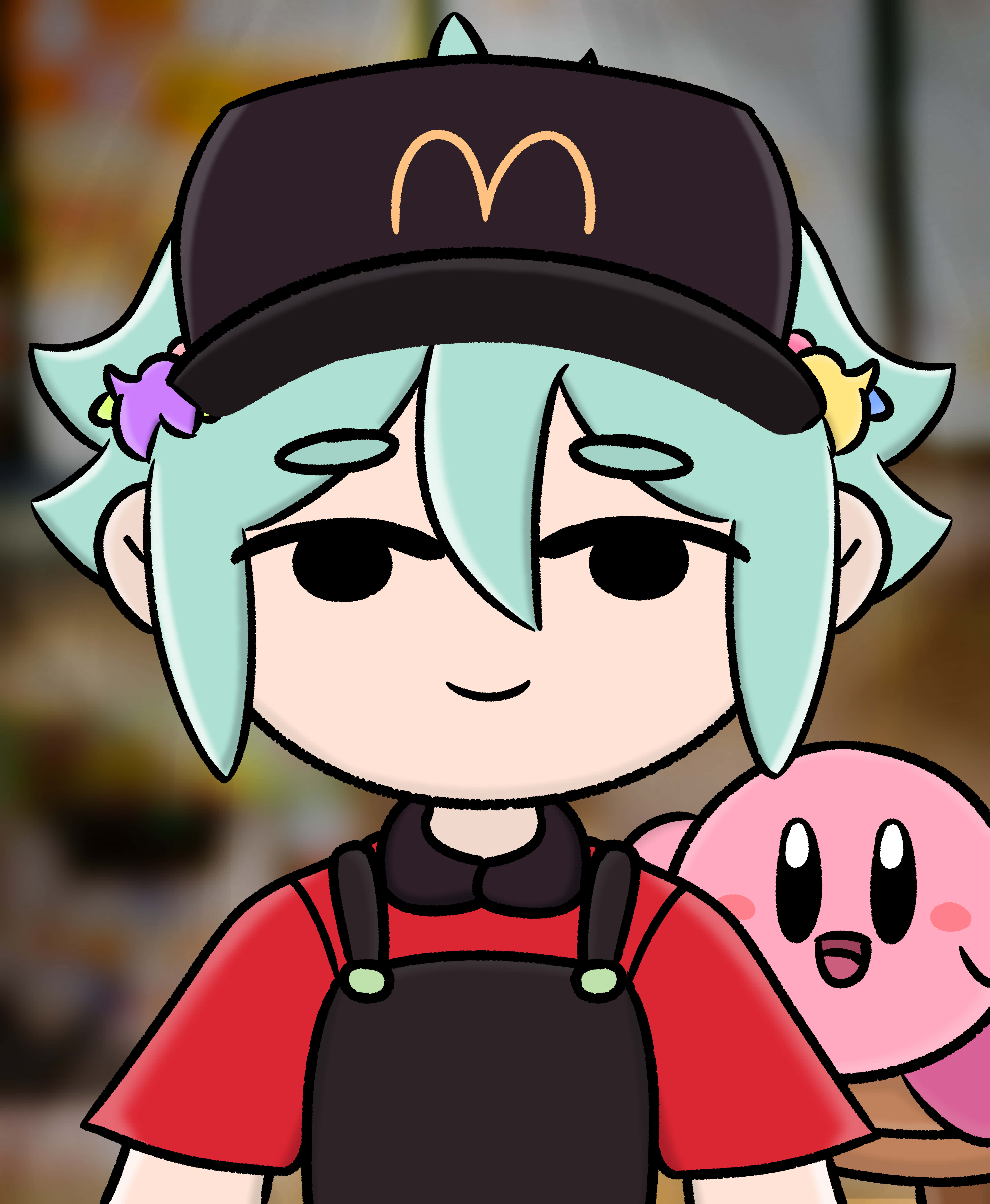Omori Profilbillede Basil med Kirby Wallpapers