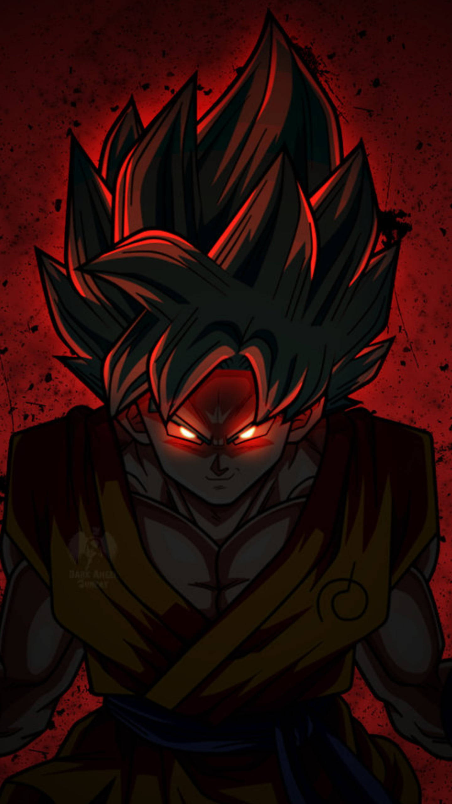 Ondskabsfuld Rød Goku Black PFP Wallpapers