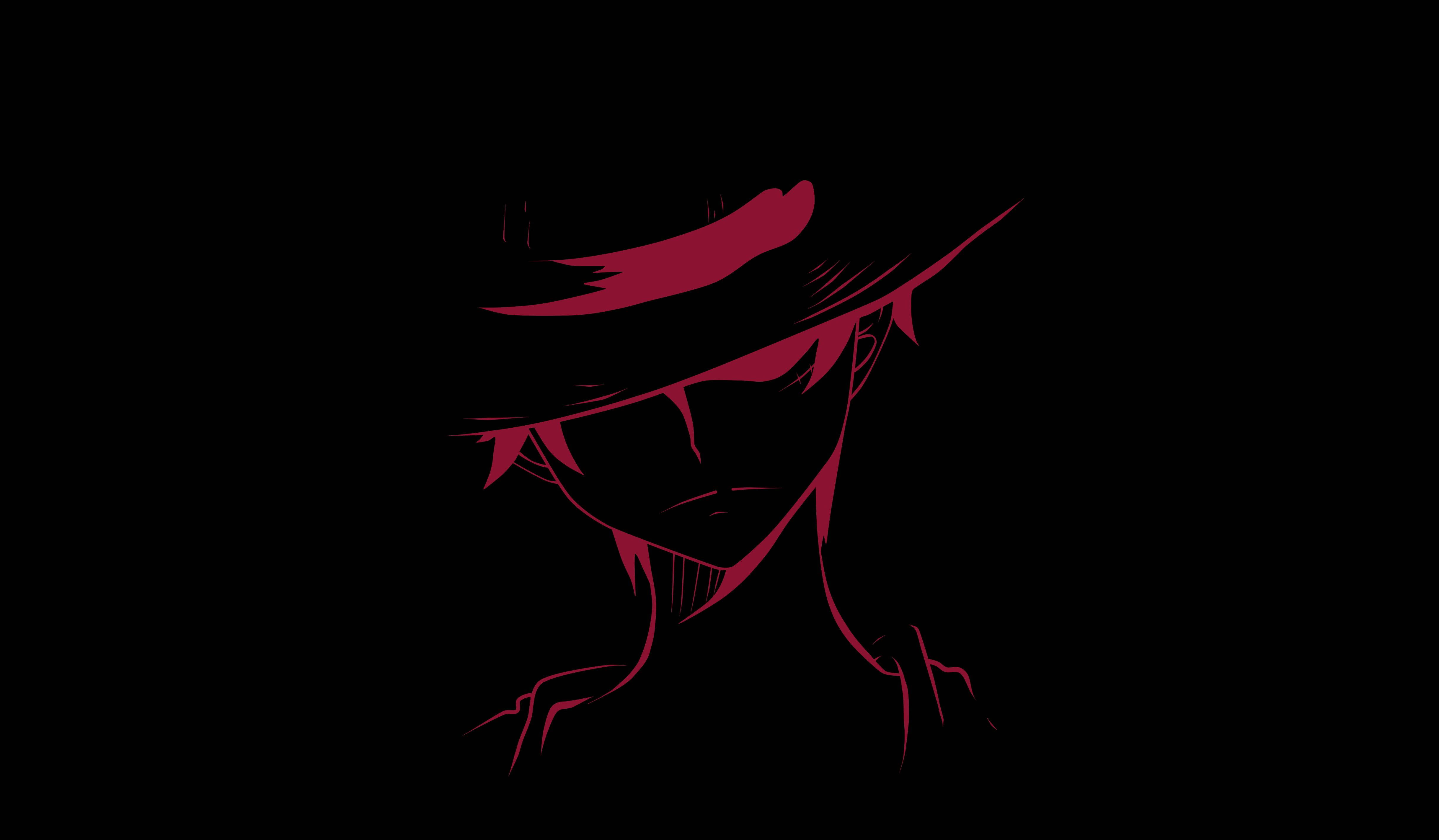 One Piece 4K Luffy Silhuet Wallpapers