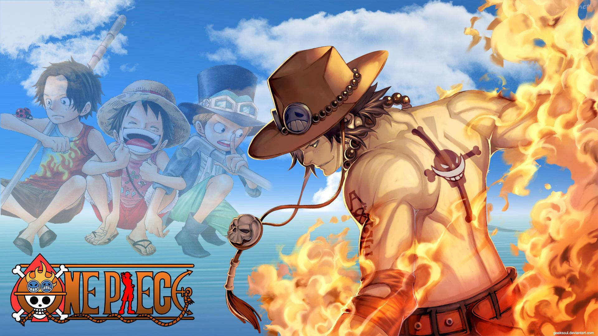One Piece-besætningens eventyr på havet Wallpapers