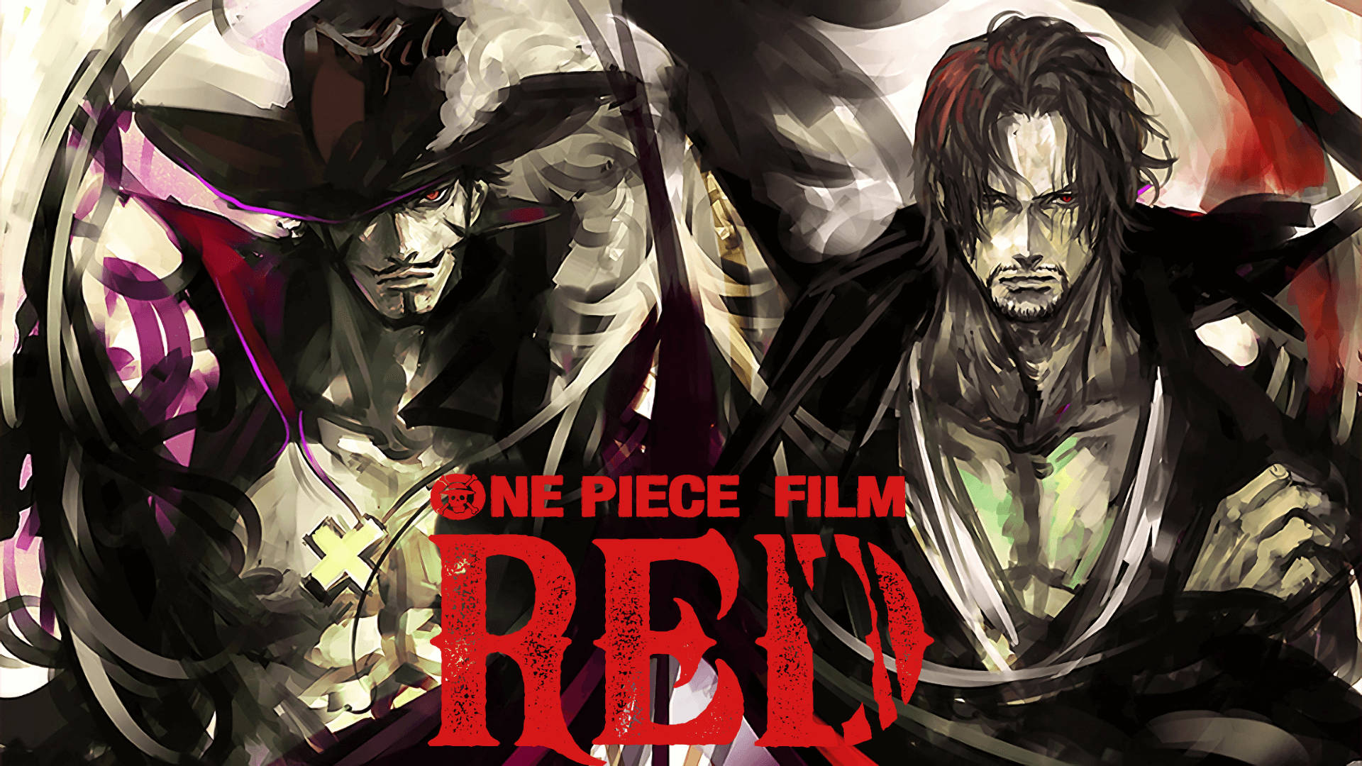 One Piece Film Red Shanks og Mihawk Wallpapers