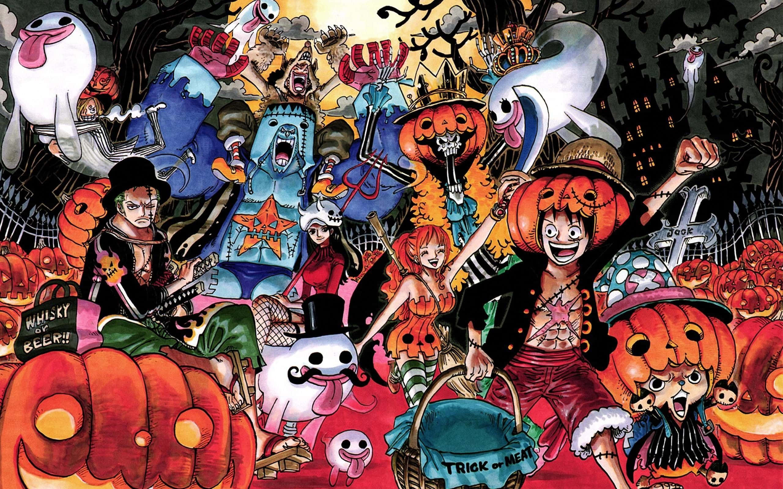 One Piece Halloween-fest billede Wallpapers
