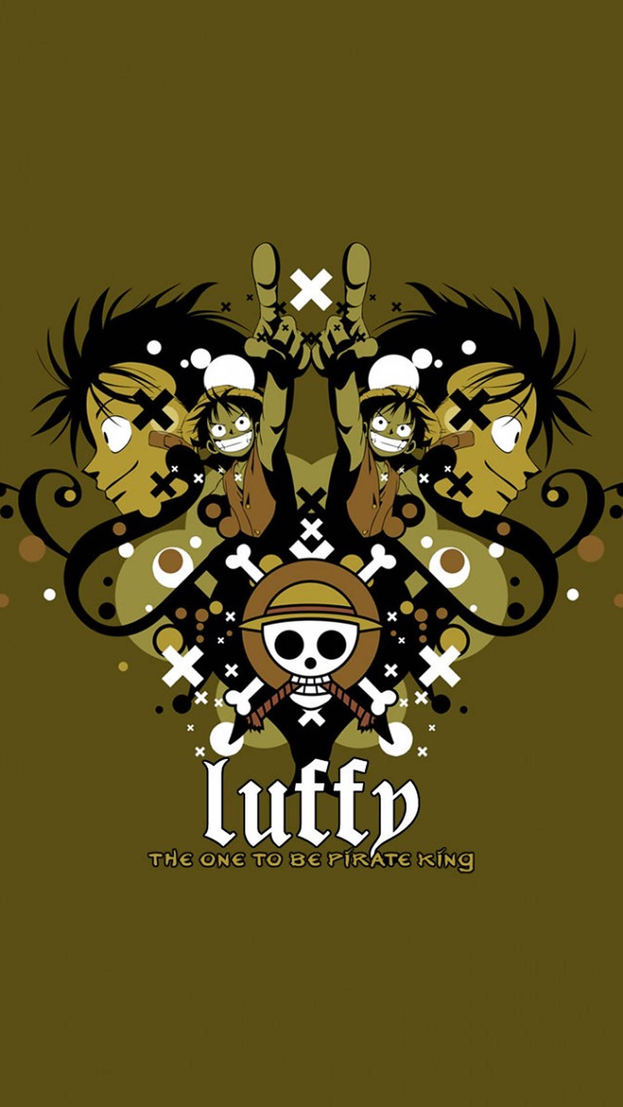 One Piece Luffy Grøn iPhone Wallpapers