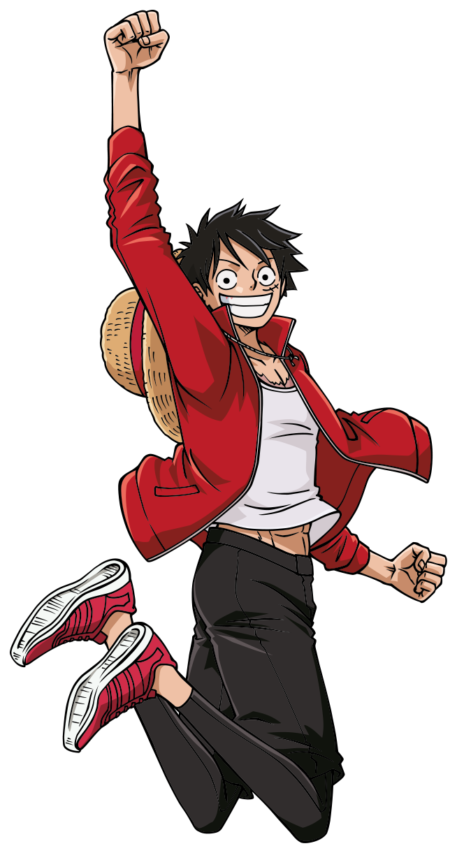 One Piece Luffy sejrspositur Wallpapers