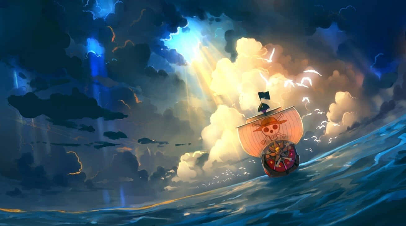 One Piece Piratskib Billede Wallpapers