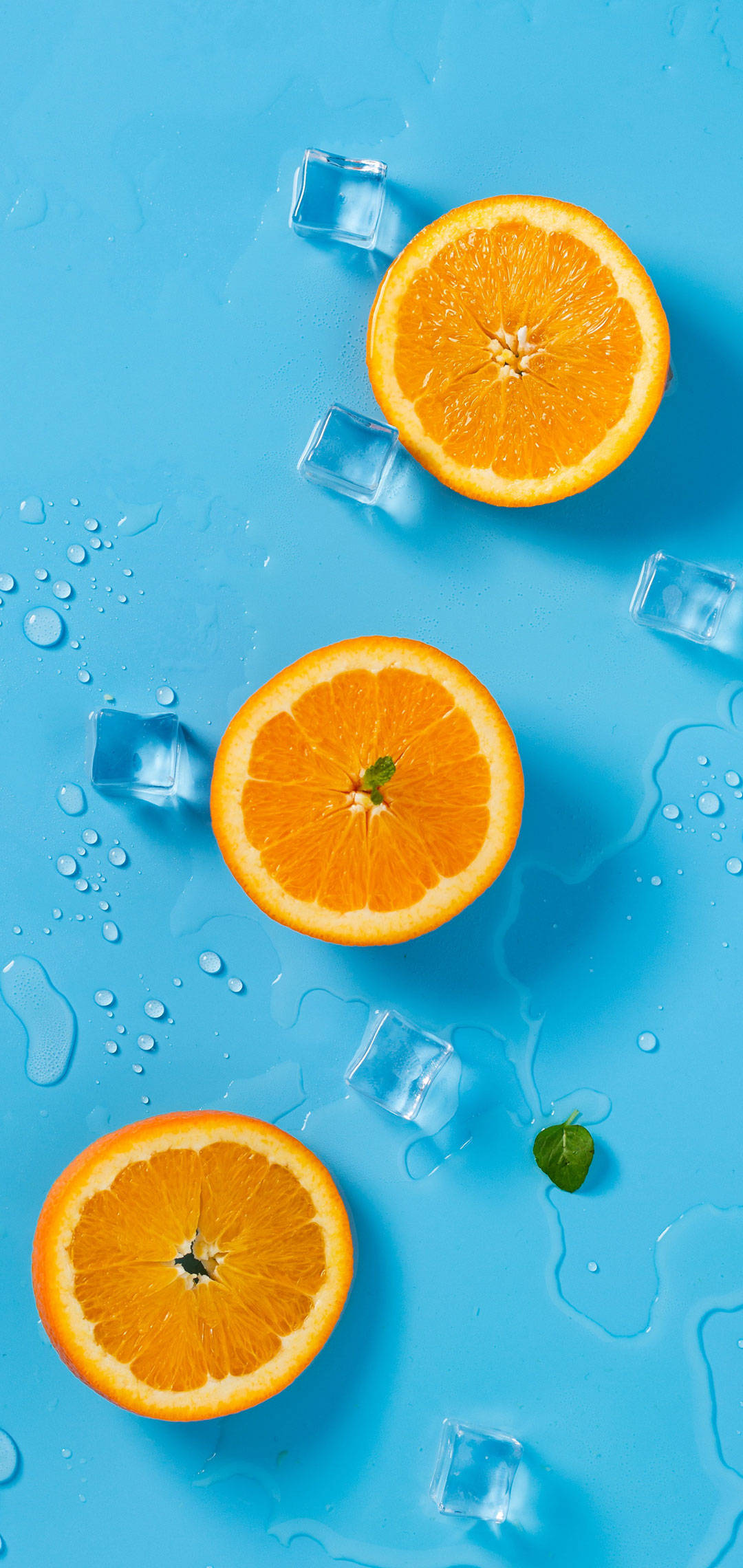 OnePlus Appelsiner Og Is Wallpapers