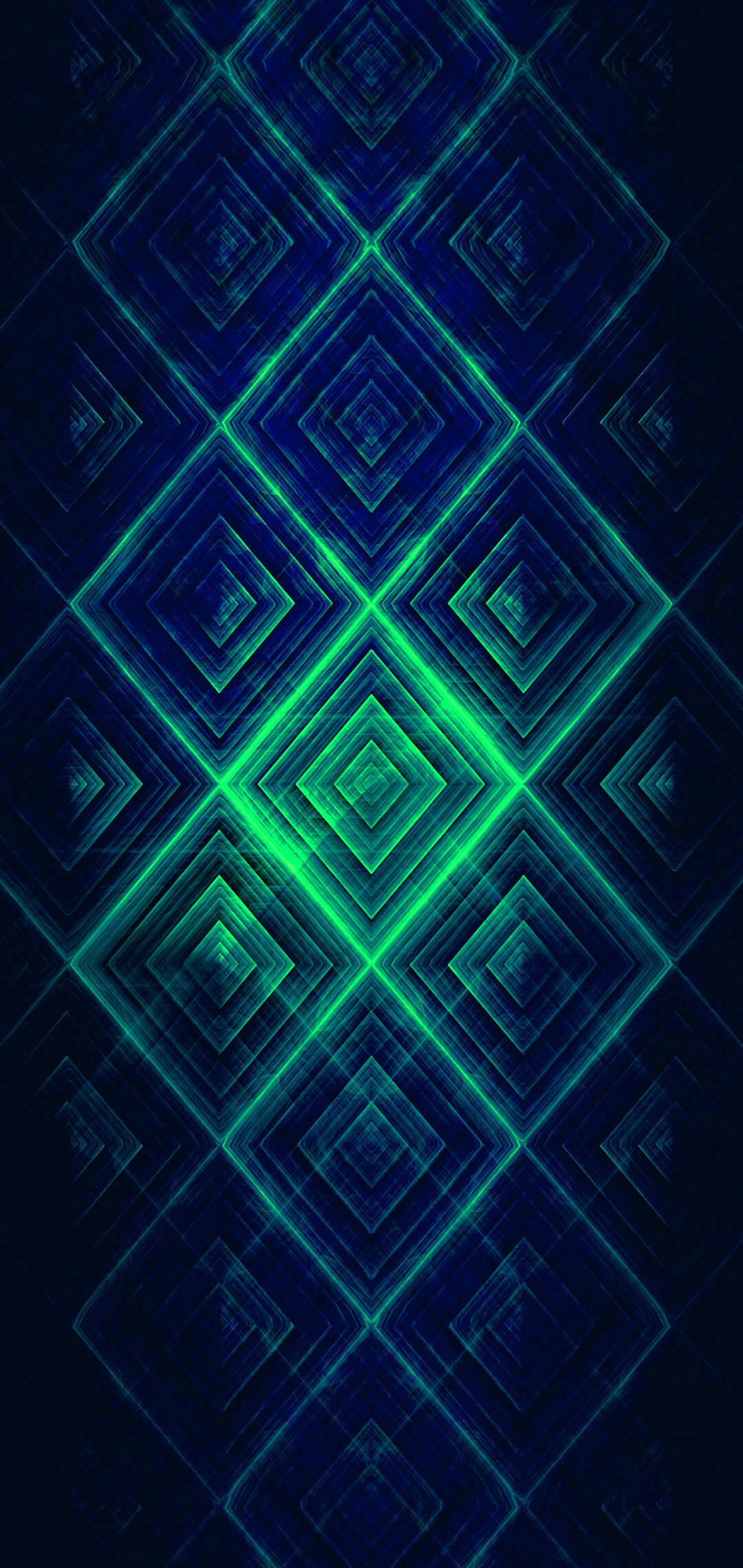 OnePlus Grøn Diamant Mønster Wallpapers
