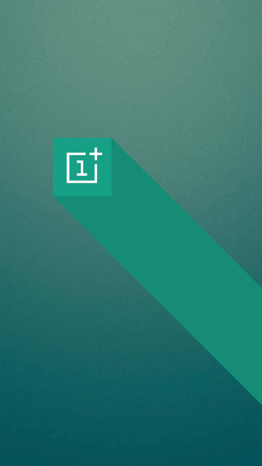 OnePlus-logo på grøn terning Wallpapers