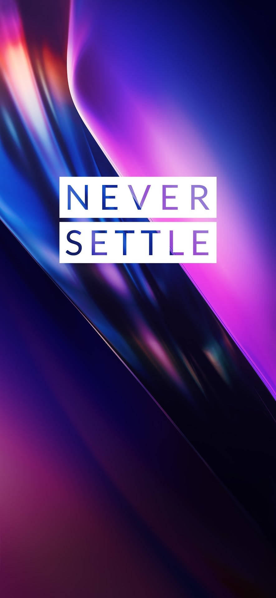 OnePlus Violet Never Settle Wallpapers