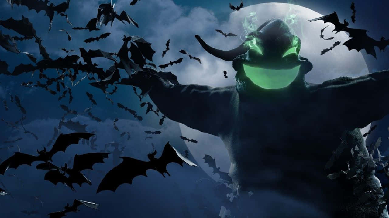 Oogie Boogie med flagermus Wallpapers