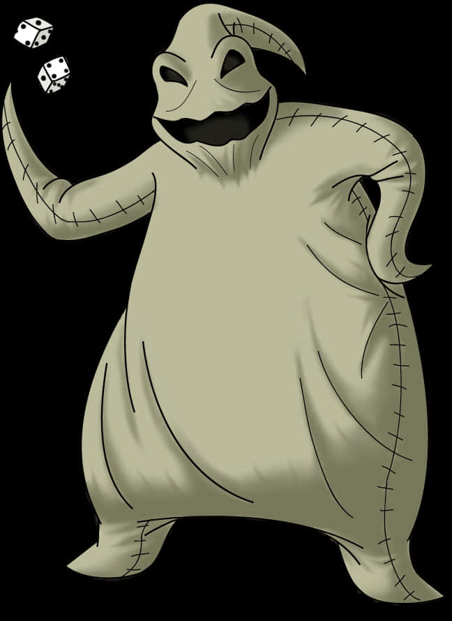 Oogie Boogie terningekast Wallpapers
