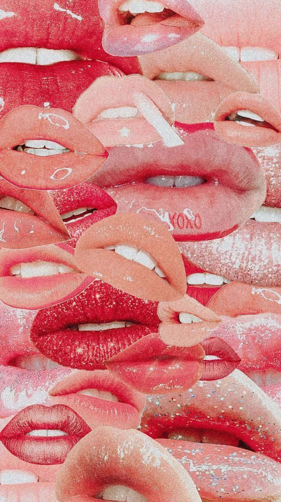 Opdag en levende æstetisk fortælling med et farverigt collage Wallpapers