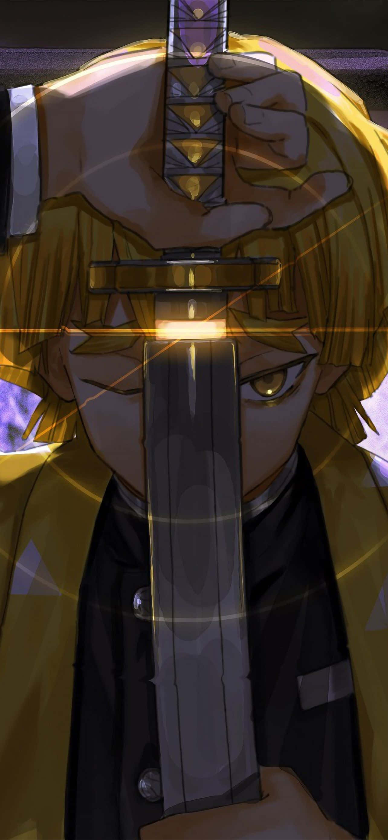Oplev den episke historie om Demon Slayer på din splinternye iPhone 11 Wallpapers