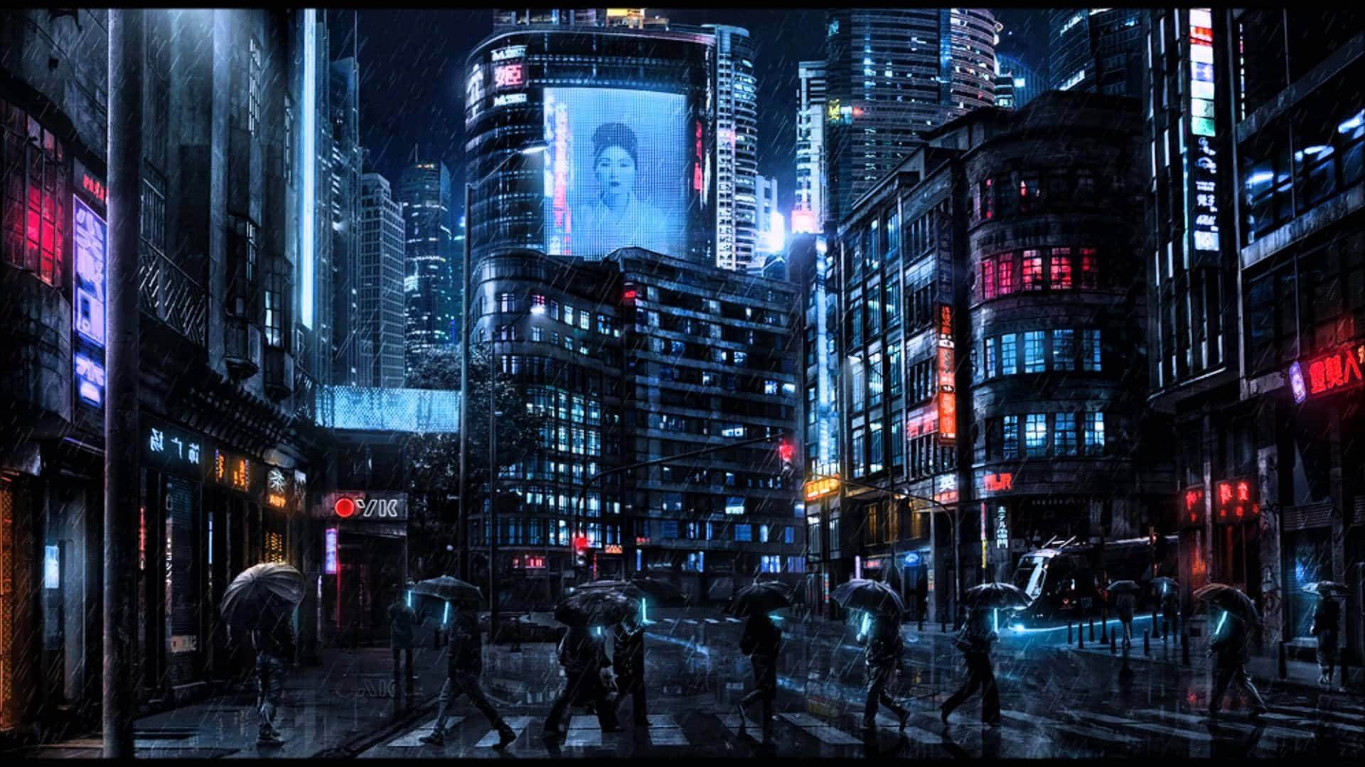 Oplev den kaotiske verden i Dark City Wallpapers
