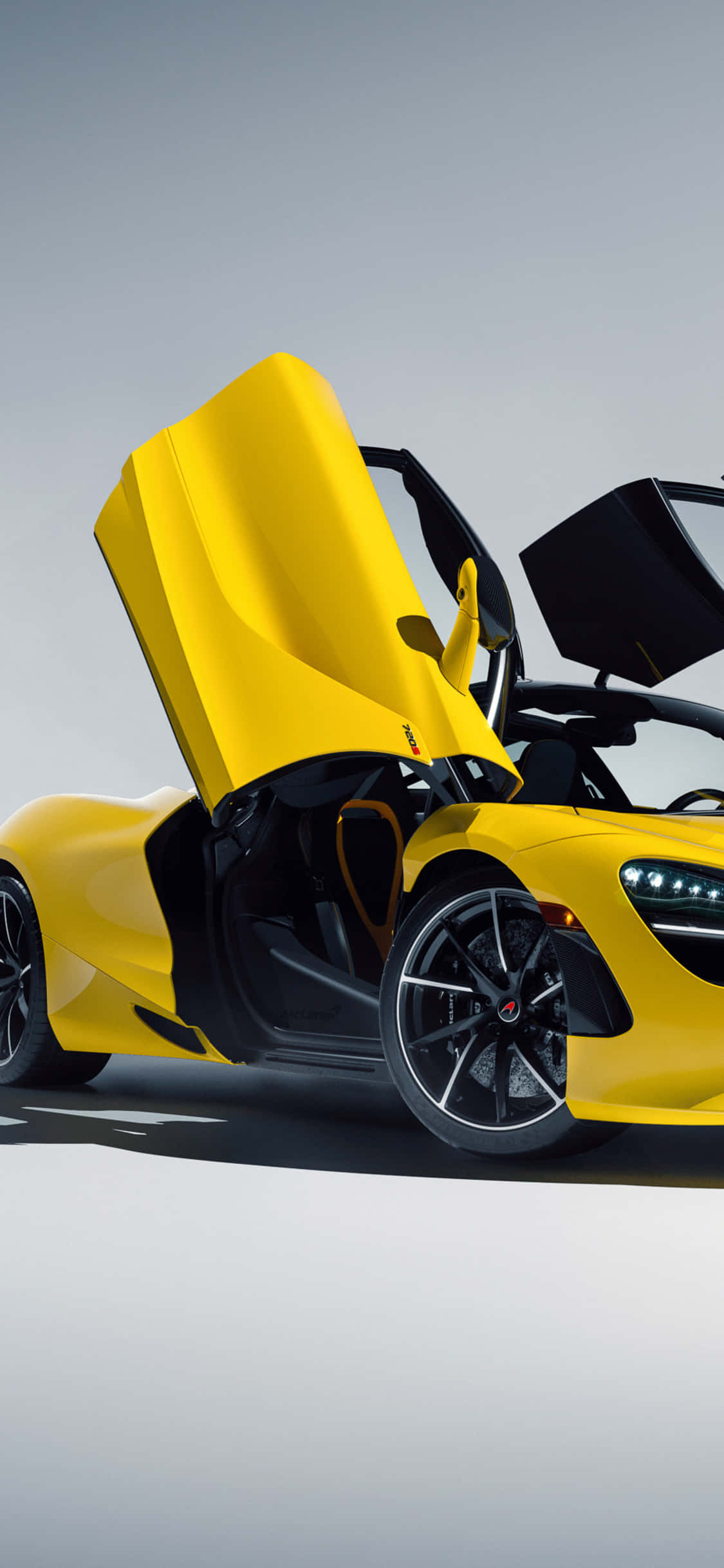 Oplev den perfekte kombination af luksus og højtydende præstation – iPhone XS McLaren 720S Wallpapers