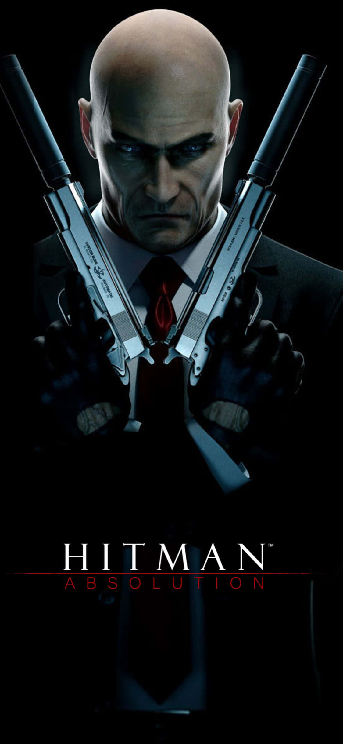 Oplev en fordybende verden af lejemordere og bedrag med Hitman Absolution på iPhone X Wallpapers