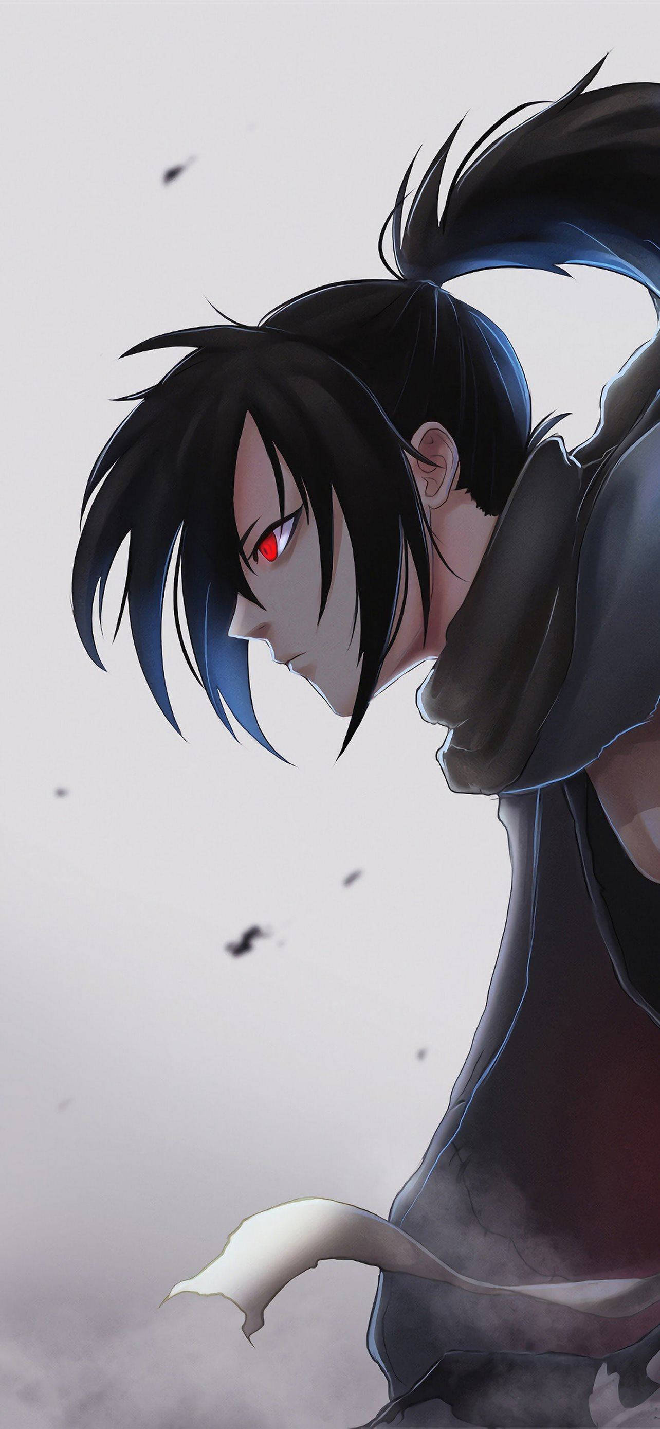 Oplev en Unik Anime Oplevelse med Manga iPhone Wallpapers