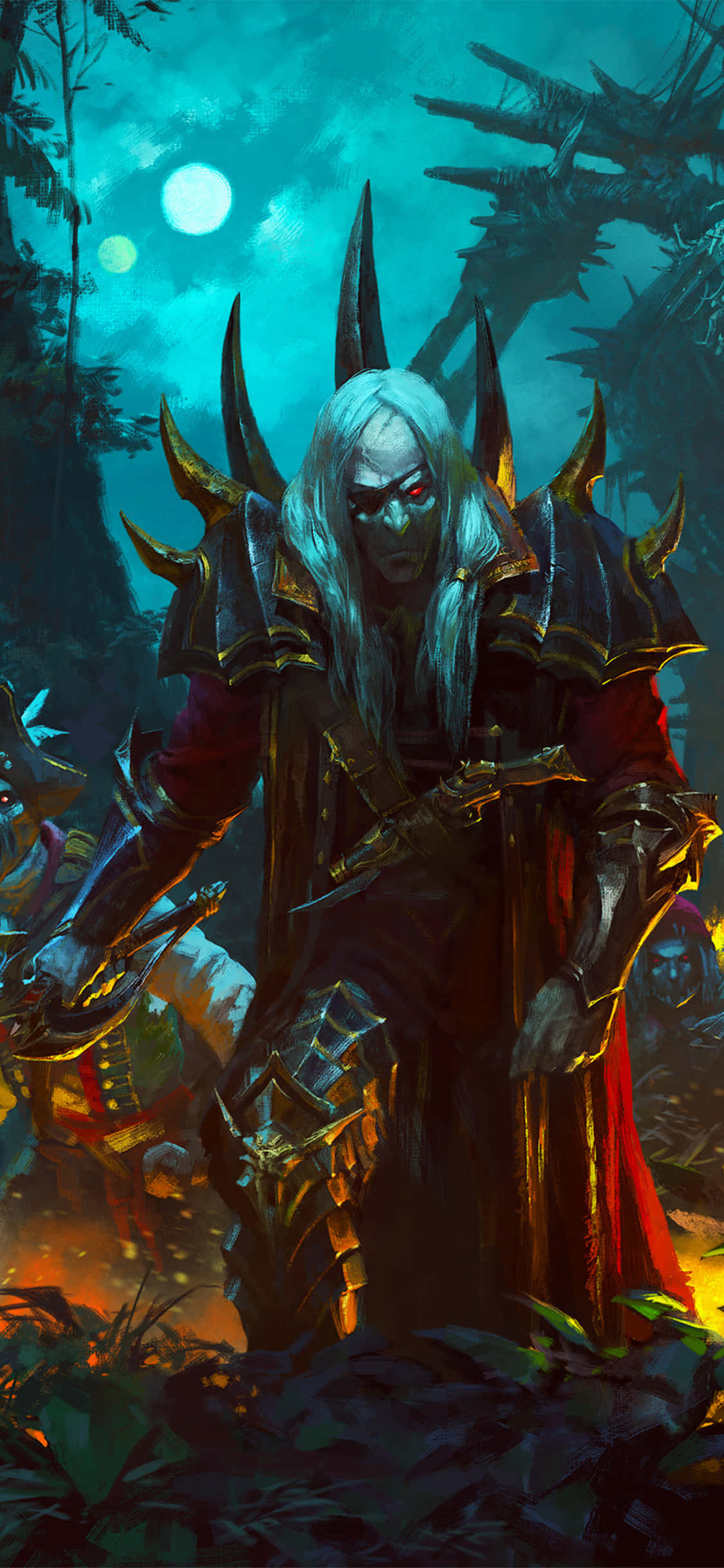 Oplev Episke Slag På Din iPhone X Med Total War: Warhammer Wallpapers