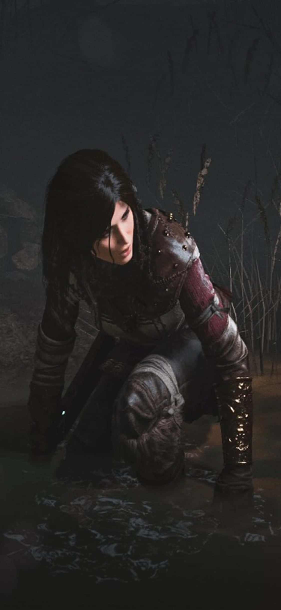 Oplev eventyret i Shadow Of The Tomb Raider på iPhone X Wallpapers
