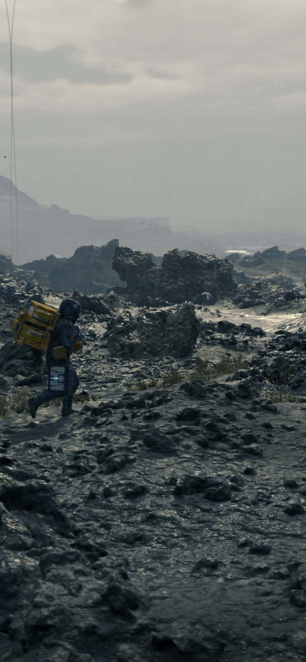 Oplev intensiteten i Death Stranding på iPhone Xs Max Wallpapers