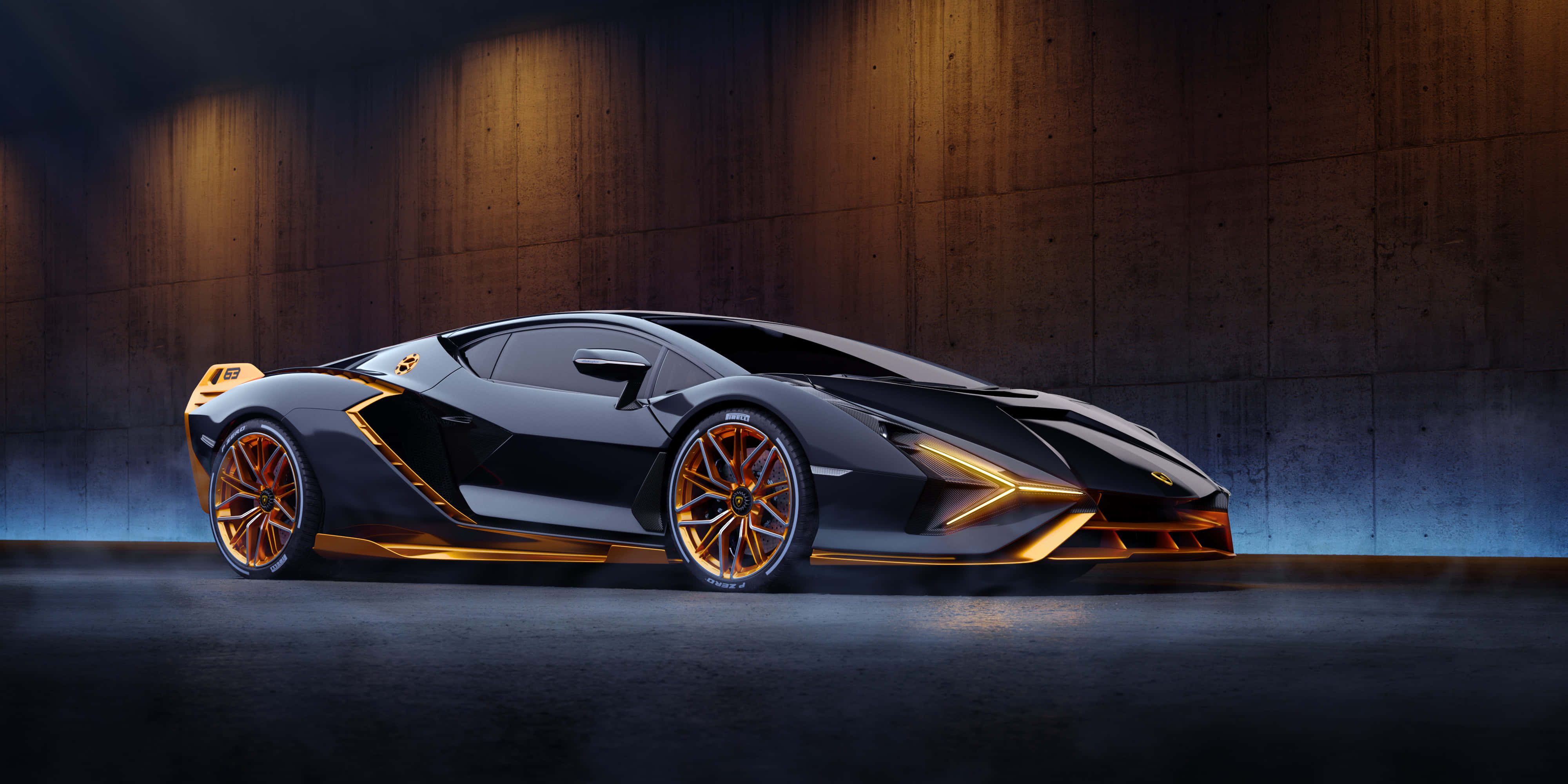 Oplev kraften fra en Lamborghini Wallpapers