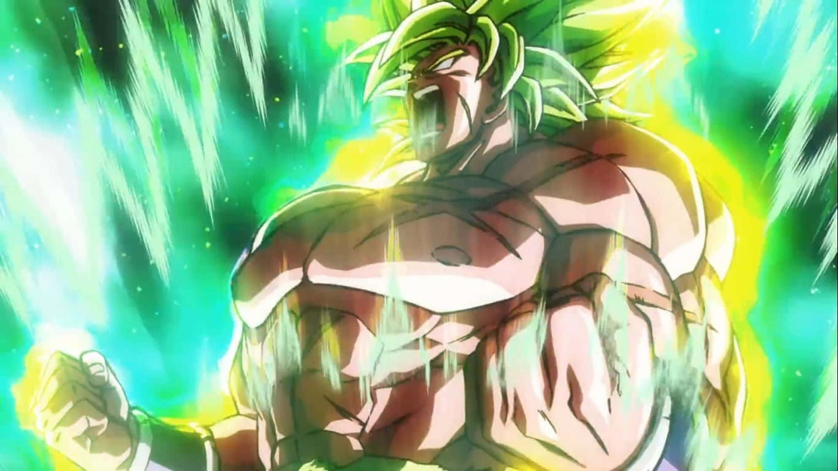 Oplev kraften fra Ultimate Super Saiyan: Dragon Ball Super Broly Wallpapers