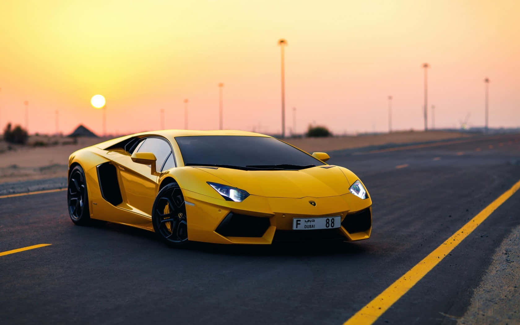 Oplev kraften i Lamborghinis ydeevne Wallpapers