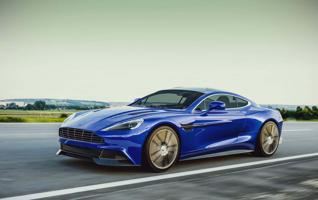 Oplev kraften og elegansen hos Aston Martin Vanquish Wallpapers