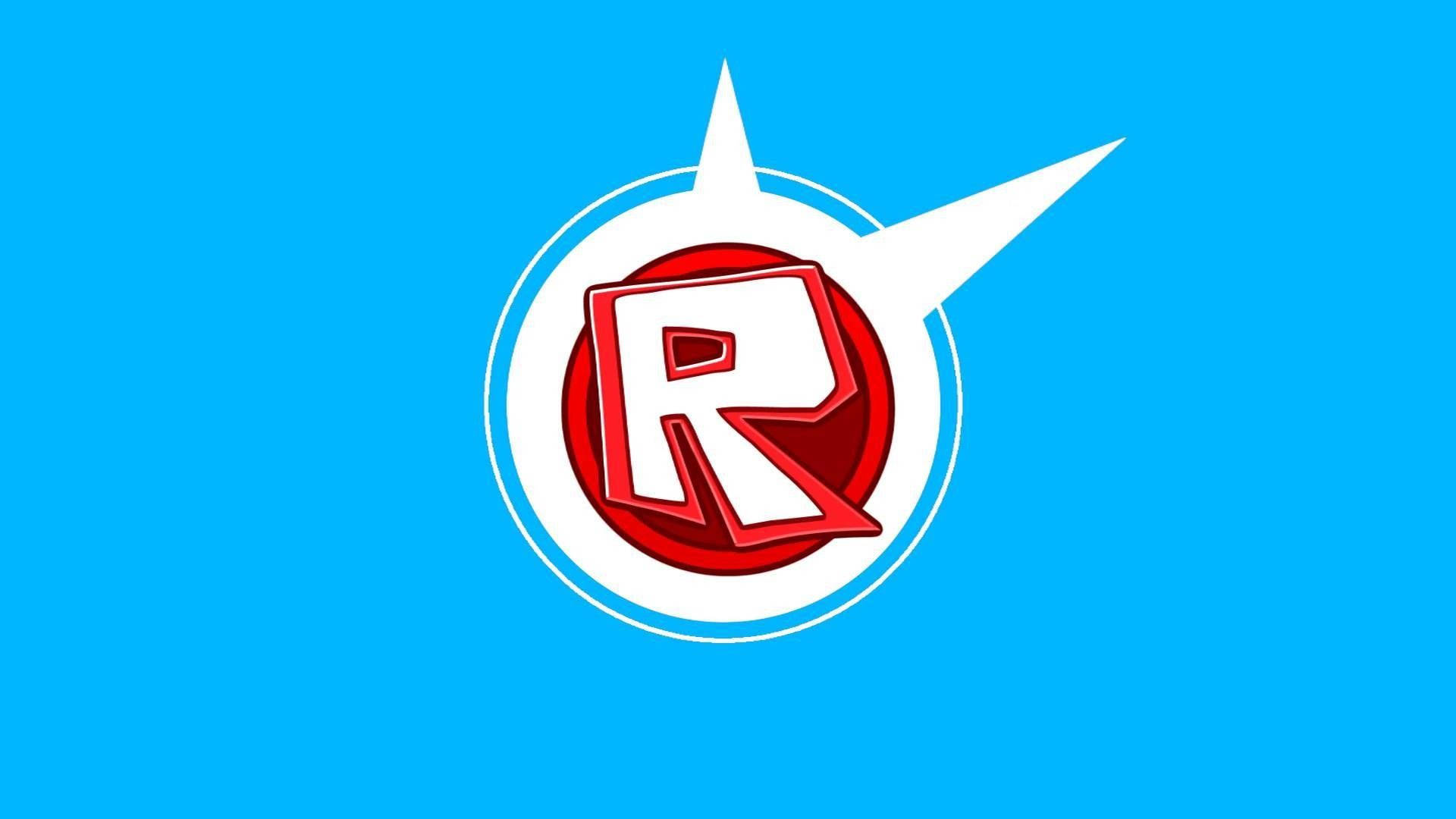Enkelt HD-baggrundsbillede af Roblox-logo. — Roblox Wallpapers