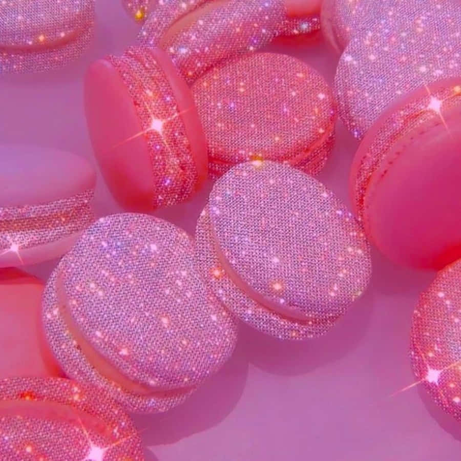 Oplev skønheden af pink i denne inspirerende æstetiske vægbaggrund Wallpapers