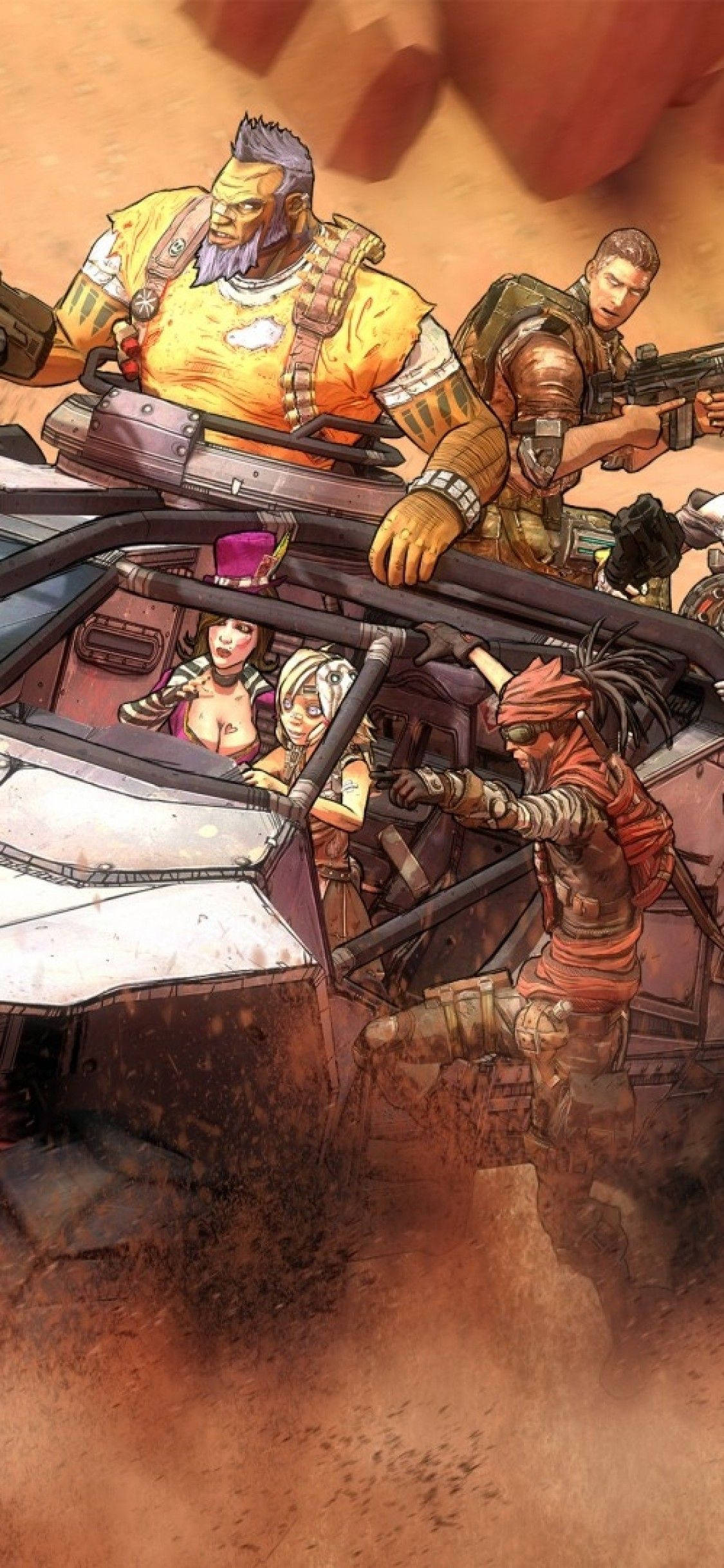 Oplev spændingen ved et intergalaktisk eventyr med Borderlands på din iPhone. Wallpapers