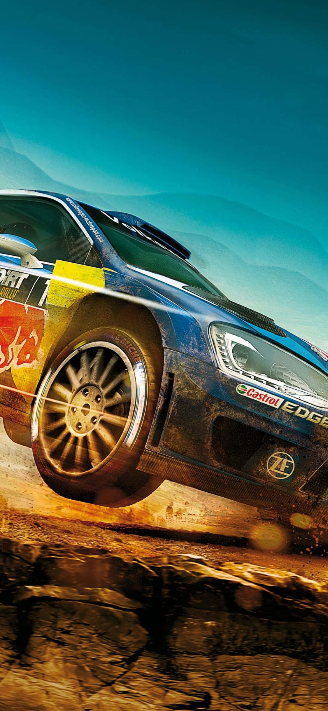 Oplev spændingen ved at køre på grusbaner med iPhone Xs Dirt Rally Wallpapers
