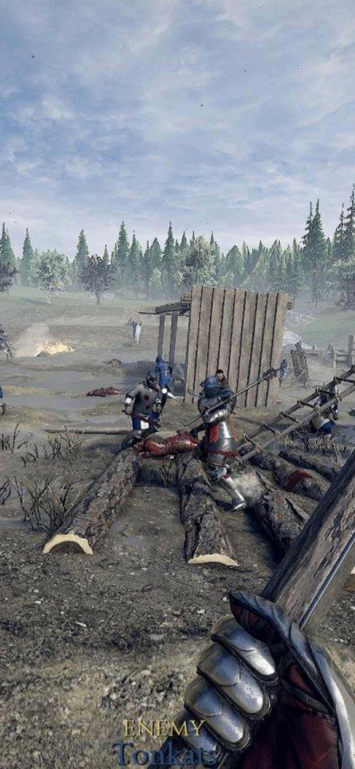 Oplev spilintensitet med iPhone Xs Max Mordhau Wallpapers