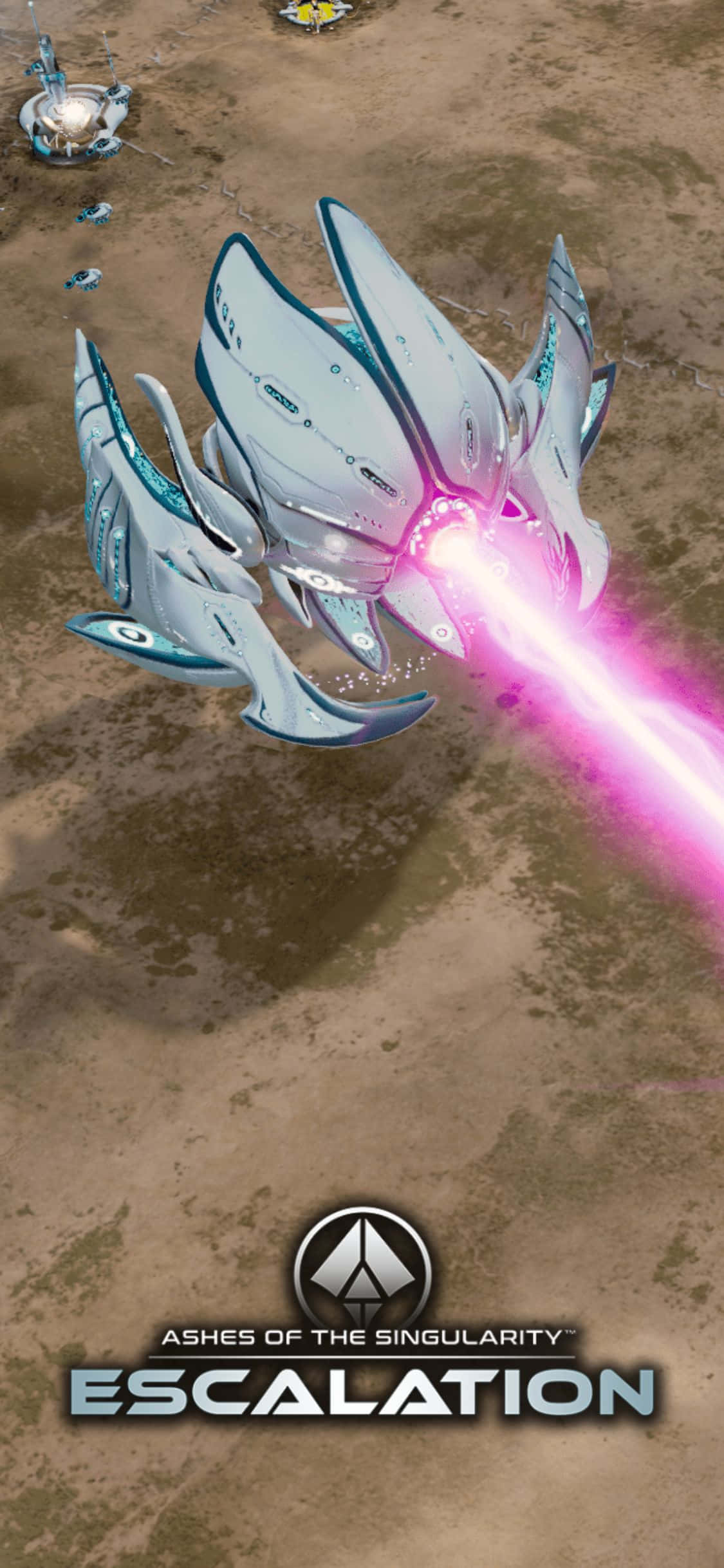 Oplev spændingen ved Ashes Of The Singularity Escalation på din iPhone X Wallpapers